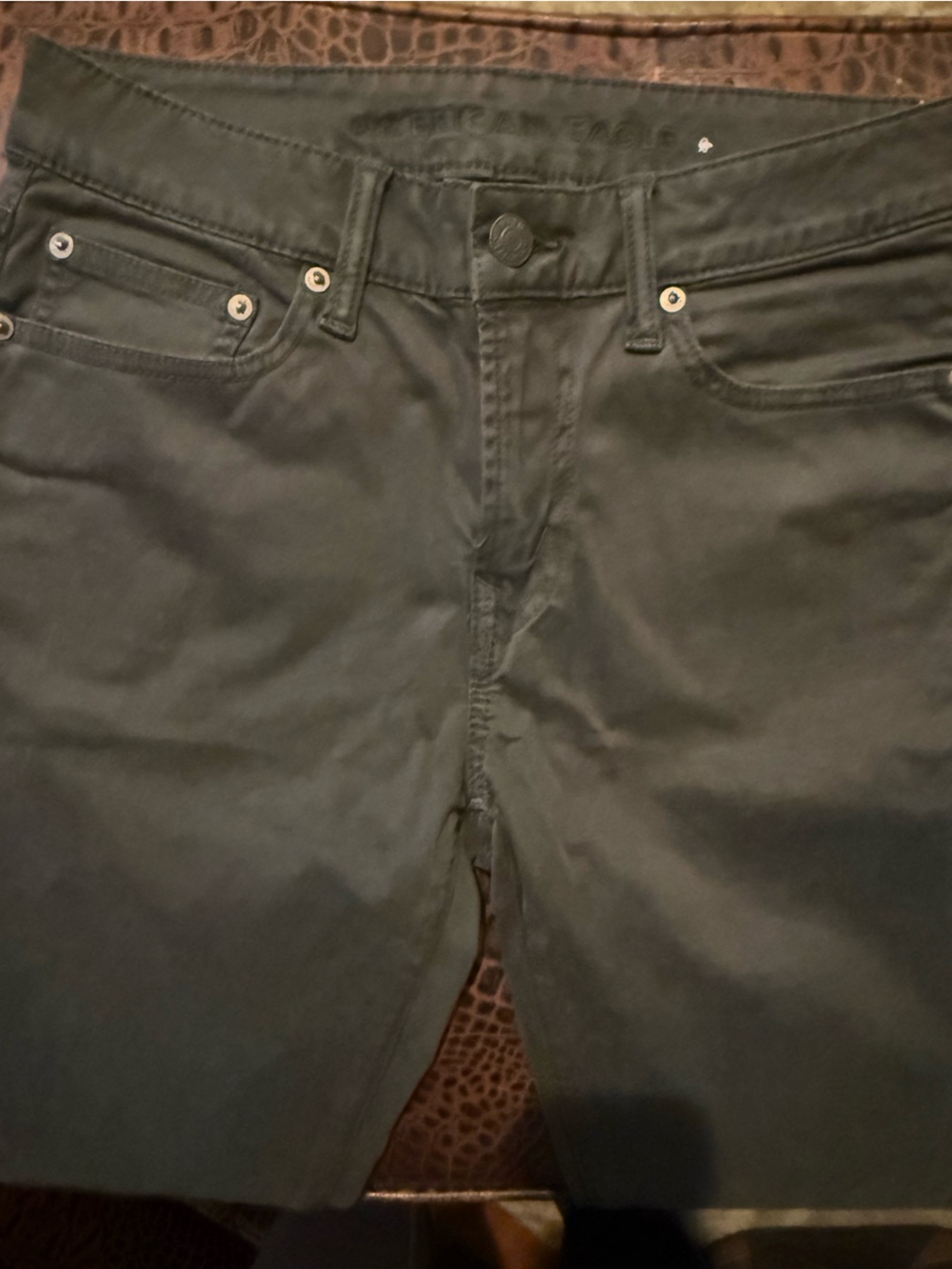 American Eagle Outfitters Men's Dark Gray Straight Jeans 28x30